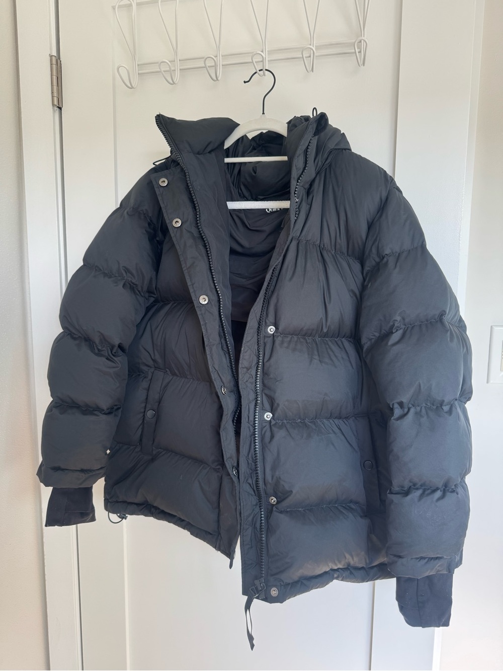 Quince Black Puffer Jacket